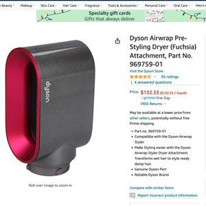Dyson Airwrap Prestylying Dryer - barely used